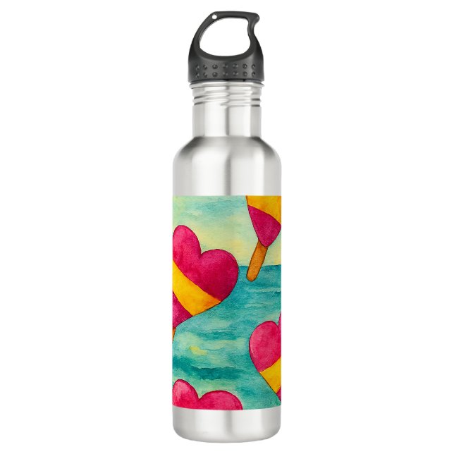 Botellas de agua y tazas de viaje helados 710 ml water bottle (Front)