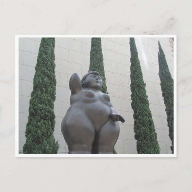 botero female postcard (Front)