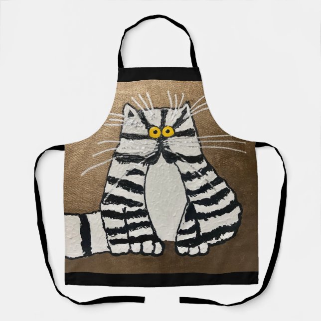 Botero's Cat Apron (Front)