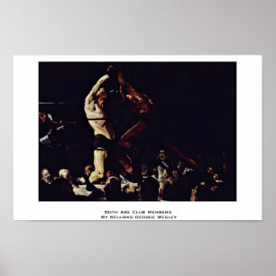 Both Are Club Members By Bellows George Wesley Poster