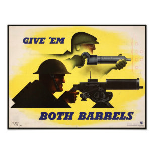 Both Barrels, Military & Industry, War Effort    Photo Print
