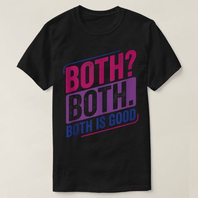 Both Both Bi Pride Bisexual Bisexuality Flag Tank  (Design Front)