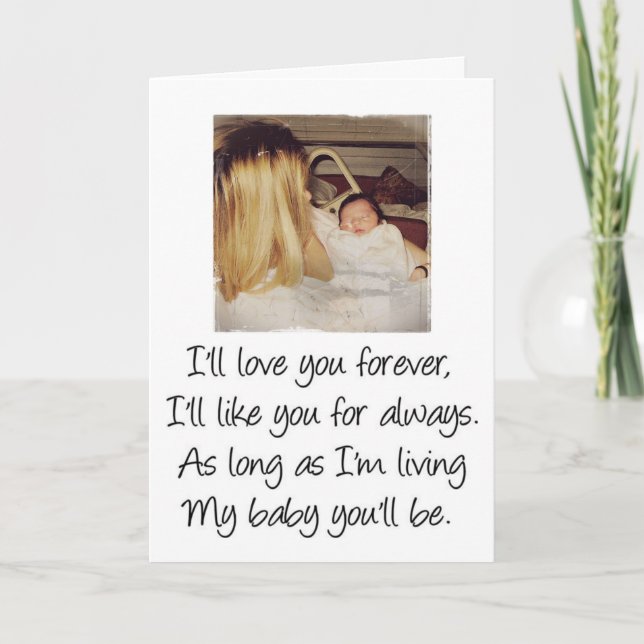 Both her mother's love. card (Front)