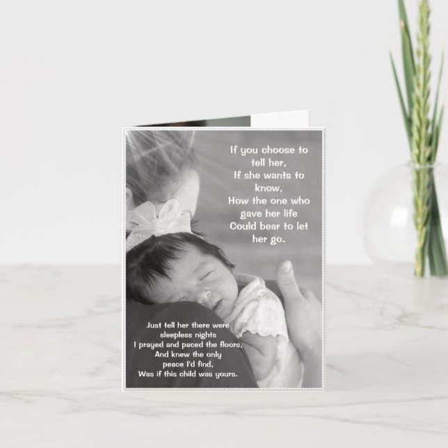 Both her mother's love. card (Front)