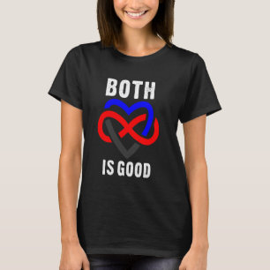 Both Is Good Infinity Heart Polyamory Pride T-Shirt