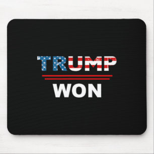 (both Side) Funny Trump Won Trump 4547th Waste Man Mouse Pad