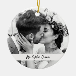 Both Sides Wedding Photo Ornaments Keepsake Gifts