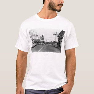 Bothell, WA - Downtown Street Scene Photograph 2 T-Shirt