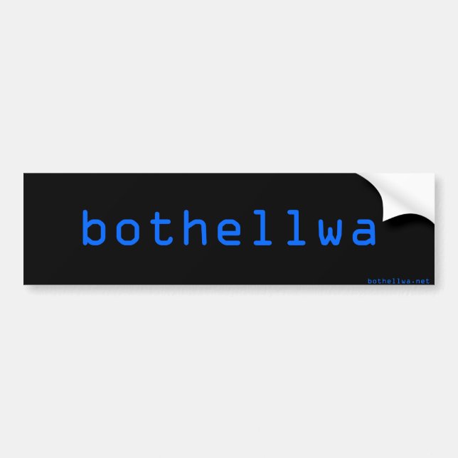 bothellwa bump bumper sticker (Front)