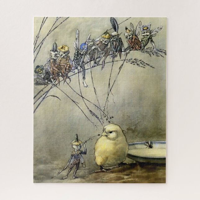 “Bother the Gnat” by A Duncan Carse Jigsaw Puzzle (Vertical)