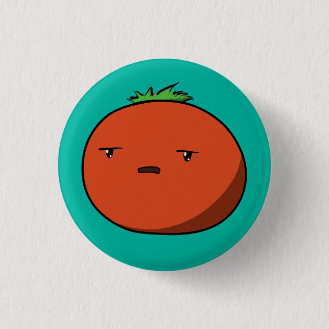 Bothered Tomato 3 Cm Round Badge (Front)