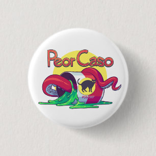Boton de Peor Caso 3 Cm Round Badge