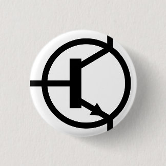 Boton Transistor NPN 3 Cm Round Badge