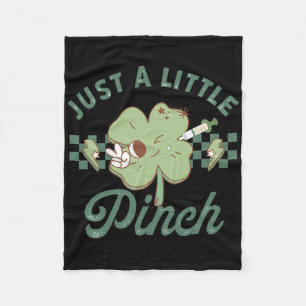 Botox Dealer St Patricks Day Aesthetics Nurse Inje Fleece Blanket
