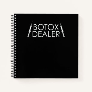 Botox Dealer Syringe Cosmetic Aesthetic Nurse Inje Notebook