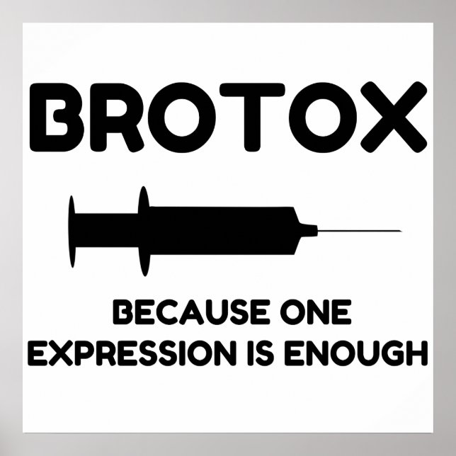 Botox Expression Poster (Front)