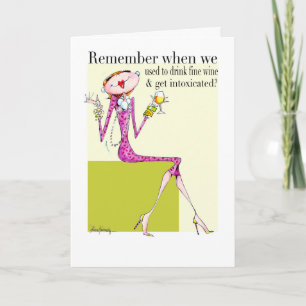 Botoxicated funny birthday card