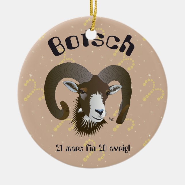 Botsch 21 mars fin 20 avrigl Ornament (Front)