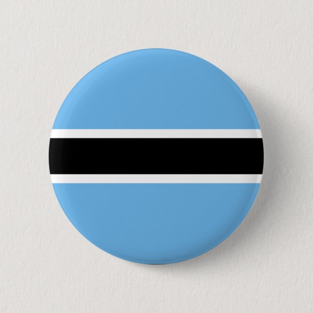 Botswana 6 Cm Round Badge (Front)