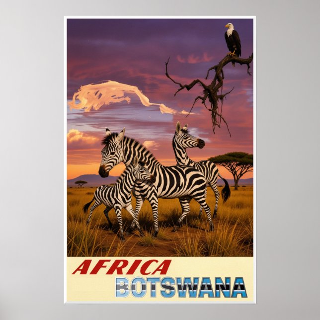 Botswana, Africa Poster (Front)