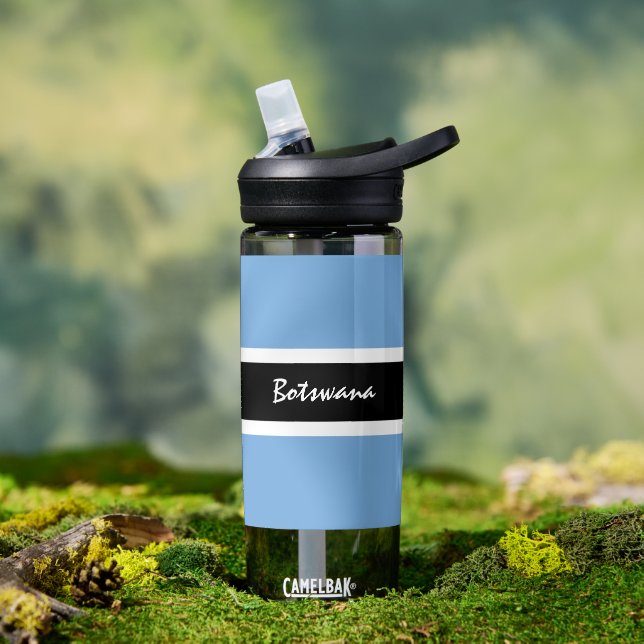Botswana bottle, patriotic Botswana Flag Water Bottle (Outdoor)