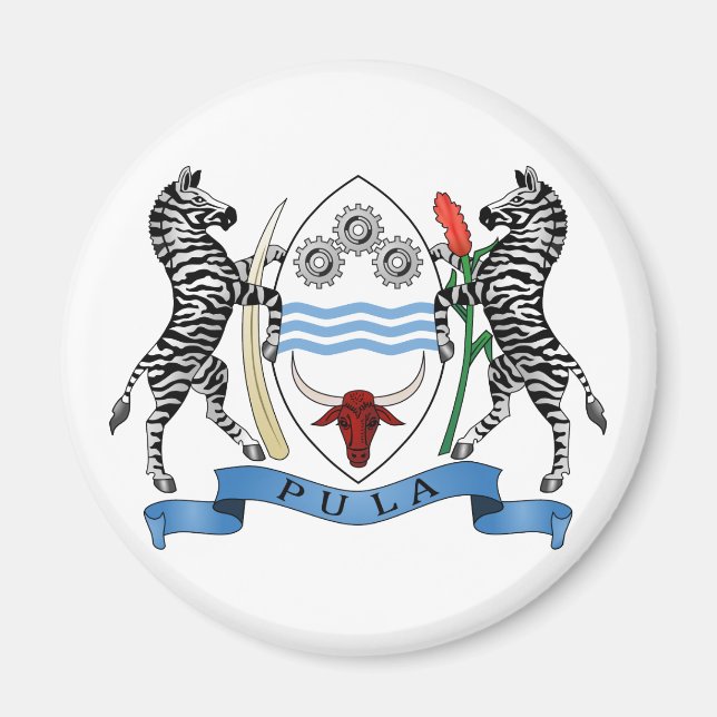 Botswana Coat of Arms Magnet (Front)