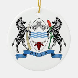 Botswana Coat of Arms Ornament
