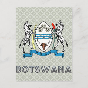Botswana Coat of Arms Postcard