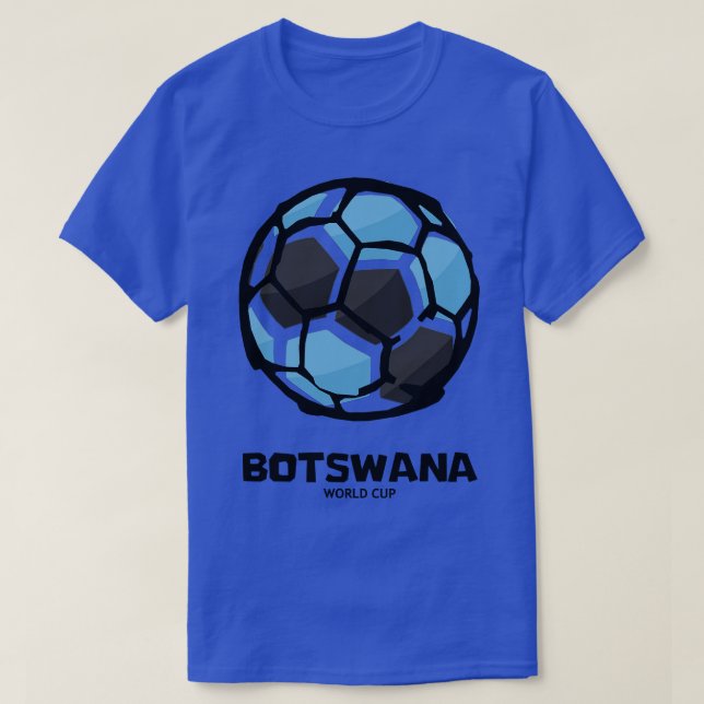 Botswana  Country Flag T-Shirt (Design Front)