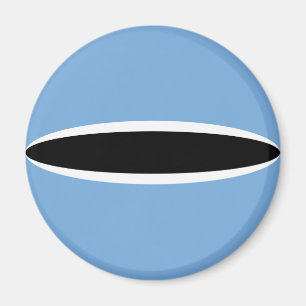 Botswana Fisheye Flag Magnet