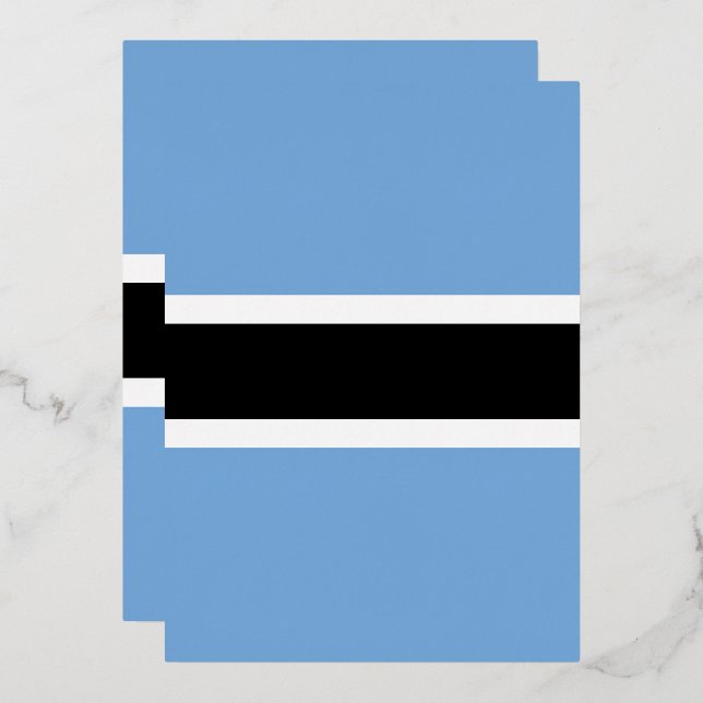 Botswana flag (Front/Back)