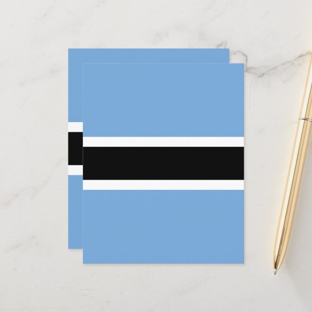 Botswana flag (Front/Back In Situ)