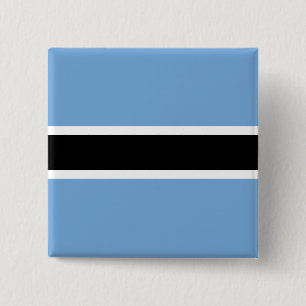 Botswana Flag 15 Cm Square Badge