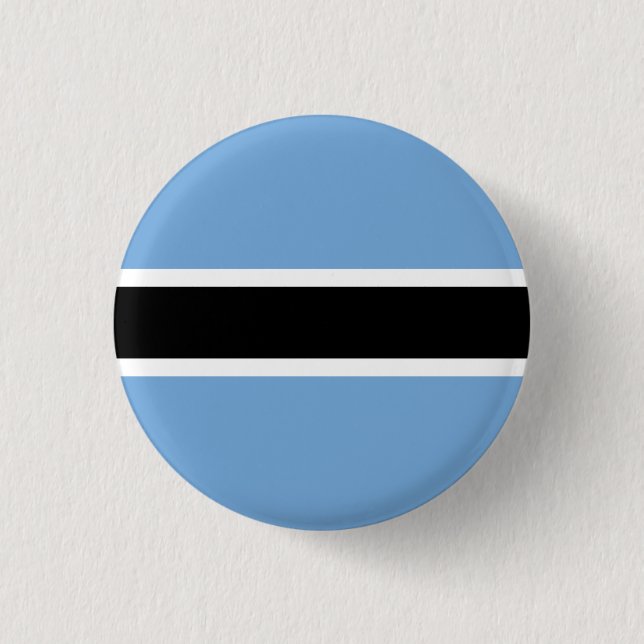 Botswana Flag 3 Cm Round Badge (Front)