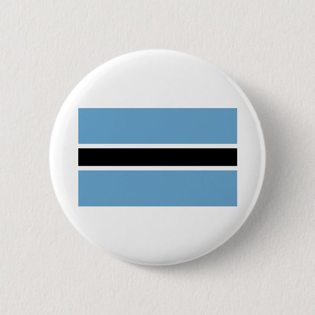 Botswana Flag 6 Cm Round Badge (Front)