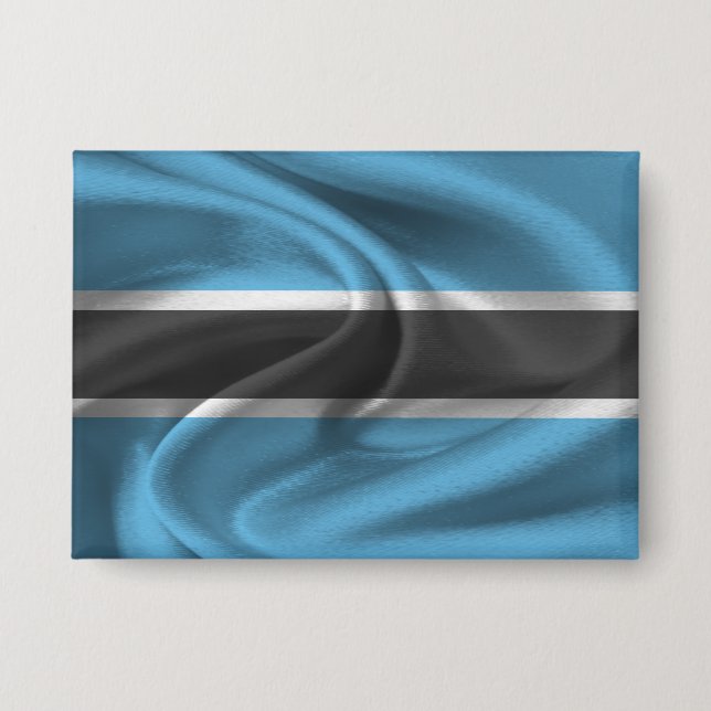 Botswana Flag Button (Front)