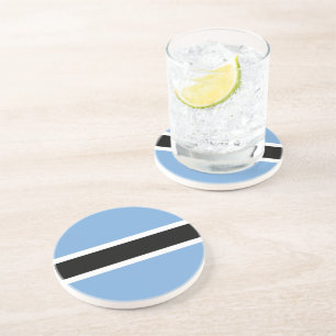 Botswana flag coaster