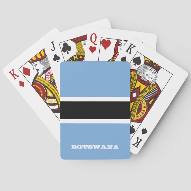 Botswana Flag Games, Botswana Playing Cards (Back)
