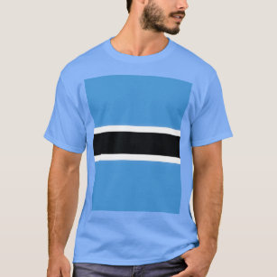 Botswana Flag Graphic T-Shirt