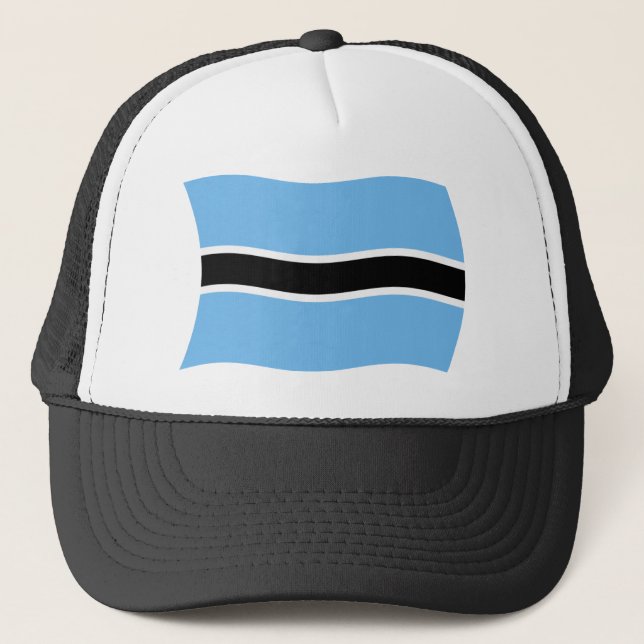 Botswana Flag Hat (Front)