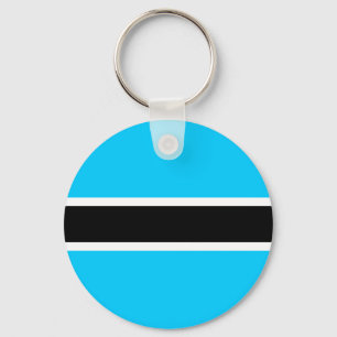 Botswana Flag Key Ring
