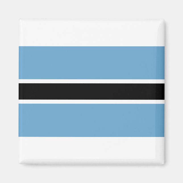 Botswana Flag Magnet (Front)