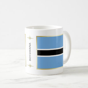 Botswana Flag + Map Mug