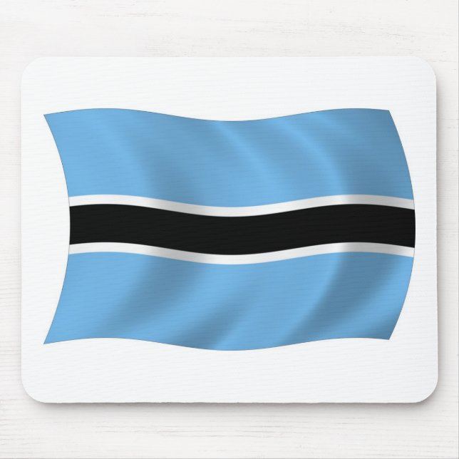 Botswana Flag Mousepad (Front)