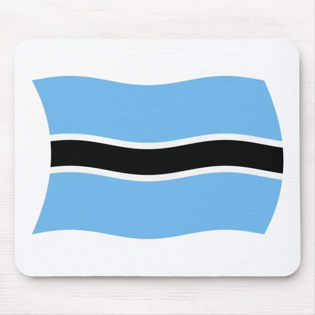Botswana Flag Mousepad (Front)