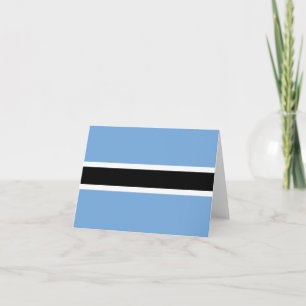 Botswana flag note card