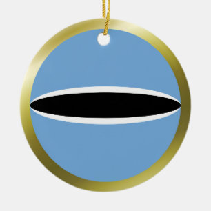 Botswana Flag Ornament