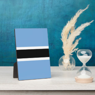 Botswana flag plaque