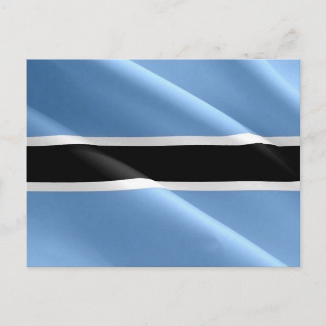 Botswana - Flag - Postcard (Front)