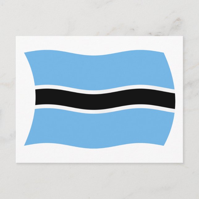 Botswana Flag Postcard (Front)